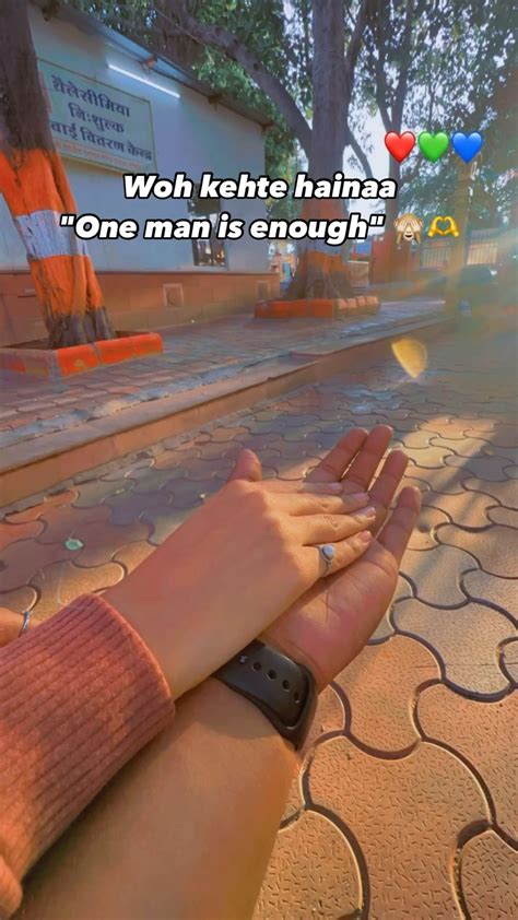 𝐀𝐍𝐒𝐇 | Woh kehte hainaa “One man is enough” #reels #reelsinstagram # ...