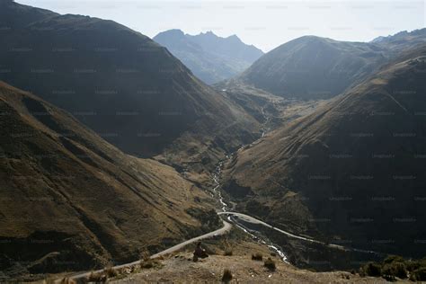 Views of the sacred valley in Peru from the highest point of the ...