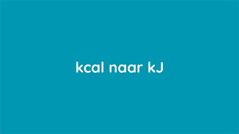Kilojoule (kJ) naar Joule (J) omrekenen | Rekenapp.nl