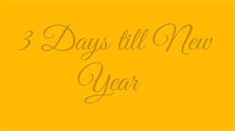 3 Days till New Year! | Fandom