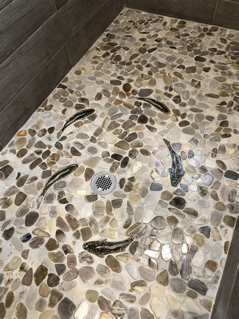 Stone Shower Floor for a Serene Bathroom