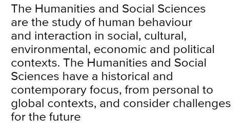 What do you think is the relationship between social science and ...