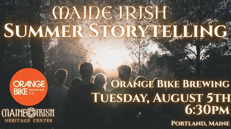 Summer Storytelling Series: Orange Bike Brewing | Maine Irish Heritage ...