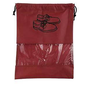 Buy Agroha Shoe Cover/String Bag Organizer | Shoe Print & Non Woven ...