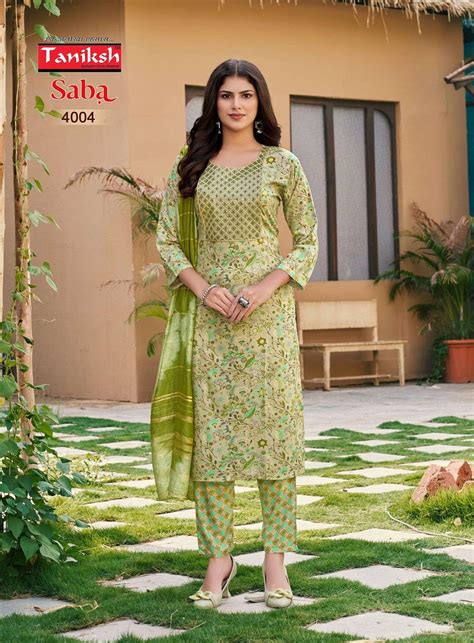 TANIKSH SABA VOL 4 RAYON FOIL PRINT FANCY KURTI COMBO SET AT BEST ...