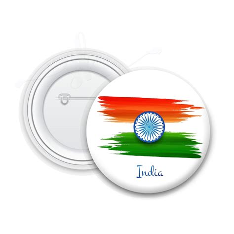 Badge, India Flag Badges, New Button Badges, Indian, Nationaal flag ...