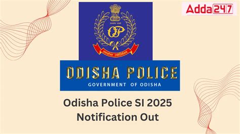 Odisha Police SI Exam Date 2025, 933 Vacancies, Selection Procedure ...