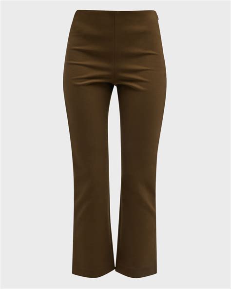 Vince High-Waist Crop Flare Pants | Neiman Marcus