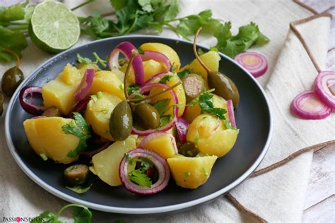 Caper berry potato salad - PassionSpoon