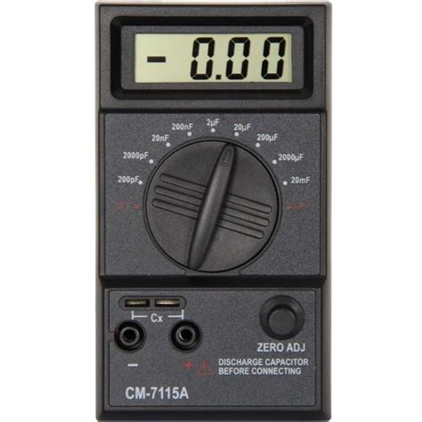 Image result for Multimeter Capacitance Tester