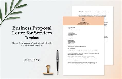 Business Proposal Letter Example 的图像结果