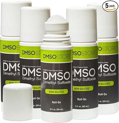 DMSOSTORE DMSO 3 oz. Roll-on 5 Bottle Special 99.995% Low odor India | Ubuy