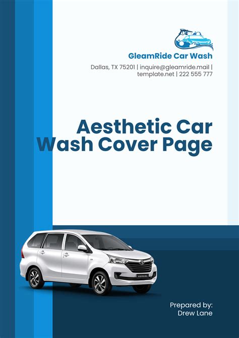 Free Car Wash Business Plan Templates, Editable and Printable