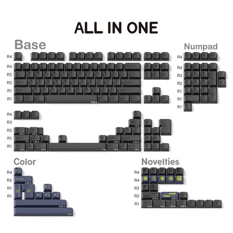 Dark Matter Keycaps (GMK Clone) – KEEBSMOD
