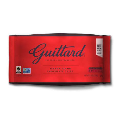 Guittard 63% Extra Dark Chocolate Baking Chips | World Wide Chocolate