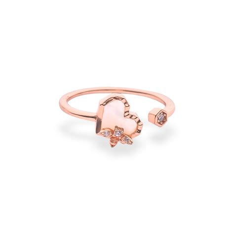 Liora Silver Jewels - Rose Gold Passionate Love Ring for Timeless ...