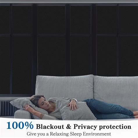 DUOFIRE Blackout Window Film Completely Light India | Ubuy