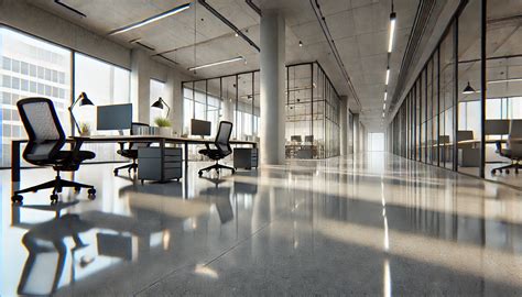 Premium Concrete Epoxy Flooring for Office Spaces | Michigan