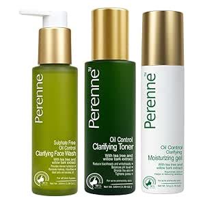 Perenne Oil Control Clarifying CTM Kit of Face Wash, Toner and ...