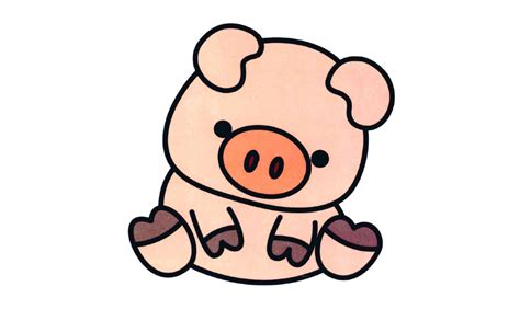 可爱猪猪卡通手绘元素素材下载-正版素材400737075-摄图网