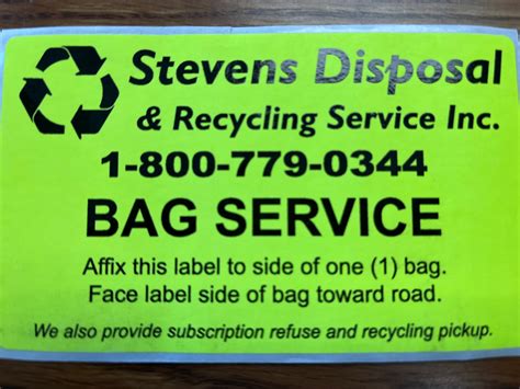 Trash Information - Fairfield Township