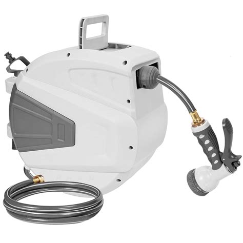 Buy ORCISH Hose Reel,3/8 66 FT Wall ed Retractable Garden Hose-Reel ...