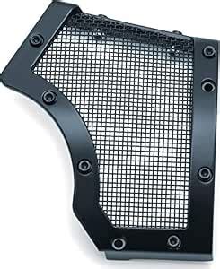 Kuryakyn 6555 Mesh Front Pulley Cover for Sportster, Satin Black ...