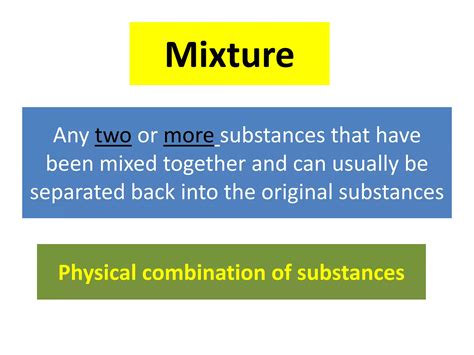 How are mixtures formed & separated | PPTX
