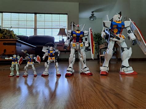 The many sizes of the RX-78-2 : r/Gunpla