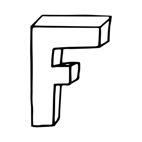 Letter F Sketch