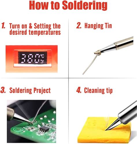 Buy Soldering Iron Kit, Electric 60-120W LCD Digital Soldering Gun ...