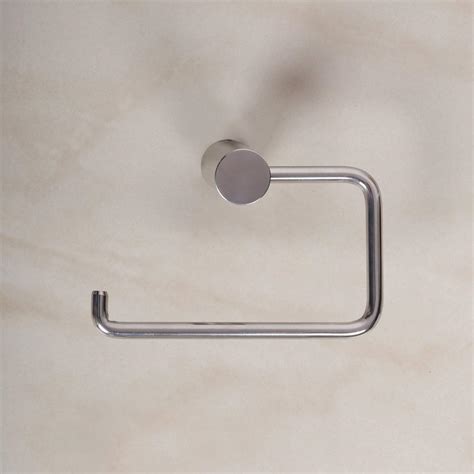 Home Centre Adrian Aeron J-Shaped Toilet Paper Holder, Silver, Standard ...