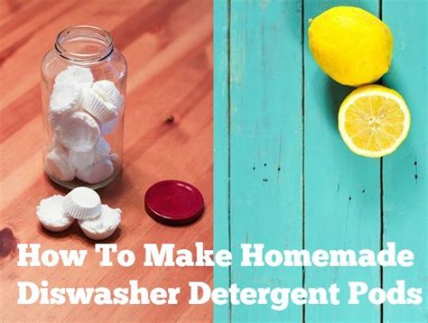 How To Make Homemade Dishwasher Detergent Pods | Homemade dishwasher ...