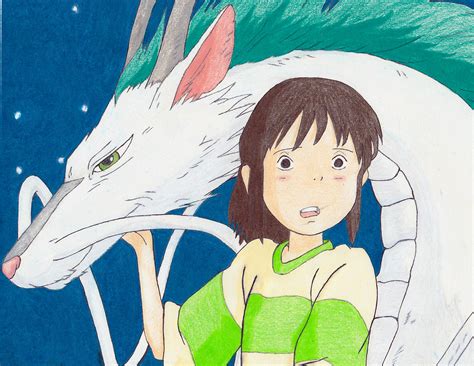 Spirited Away Haku Dragon And Chihiro