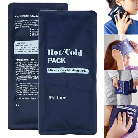 BAREPEPE® Reusable Hot & Cold Ice Pack for Pain Relief Soft and ...