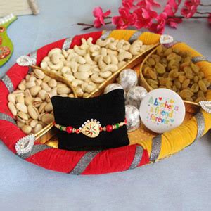 Rakhi with Pooja Thali | Buy Rakhi Puja Thali Online | GiftaLove