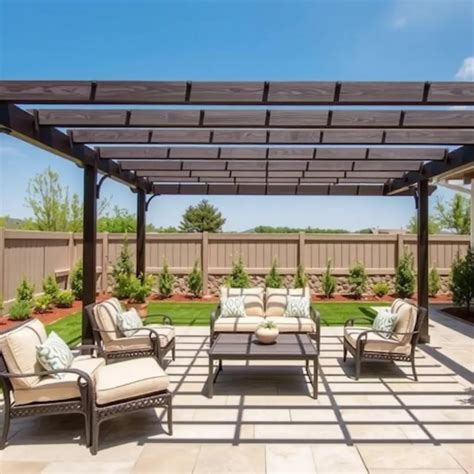 Pergolas and Awnings – Black Metallic
