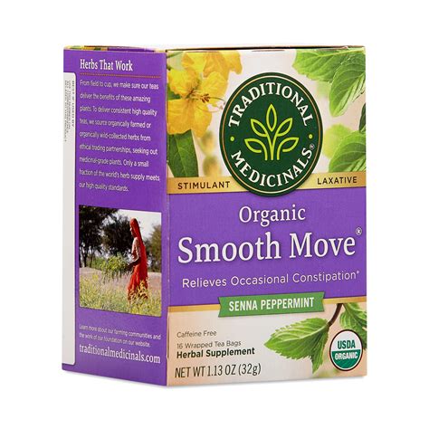 Organic Smooth Move Tea by Traditional Medicinals | Thrive Market