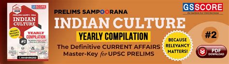IAS 2025: Prelims Sampoorna - Indian Culture (Yearly Compilation ...