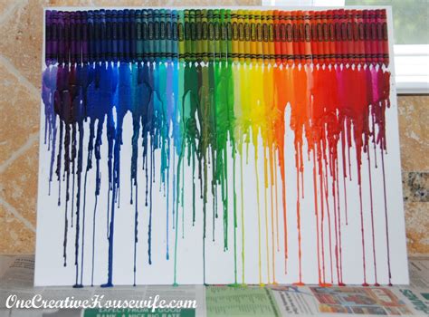 Art Projects With Melted Crayons at Duane Wright blog