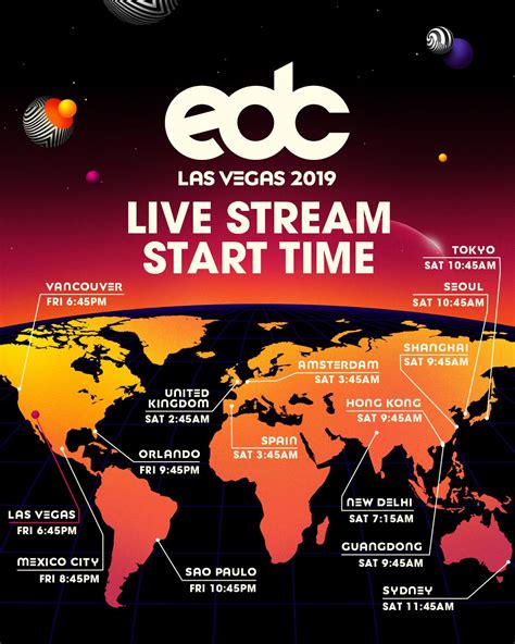 EDC Las Vegas 2019 Live Stream Schedule & Info [Watch Inside] | EDM ...
