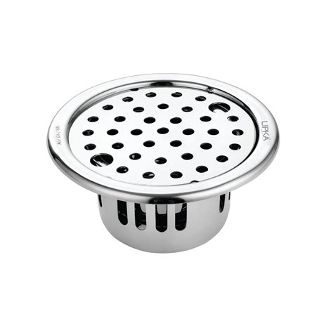 Round Floor Drain (5 inches) with Cockroach Trap & Lock - LIPKA | Lipka ...