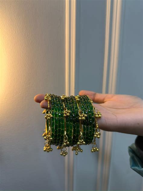 Raindrop Bangles With Ghungroo Bangles – CustomerFriendlyShop