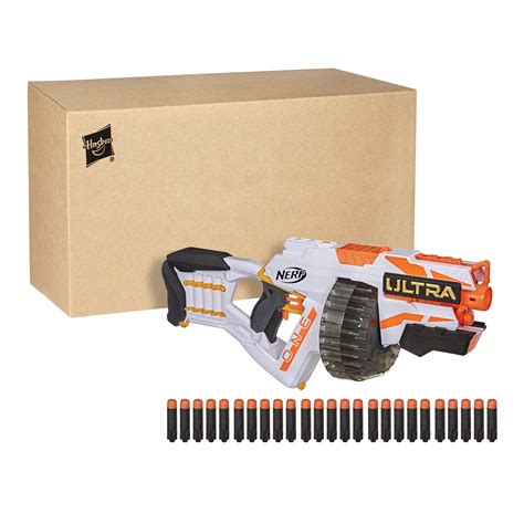 Nerf Ultra One Motorized Blaster -- 25 Nerf Ultra Darts -- Farthest Flying Nerf Darts Ever ...