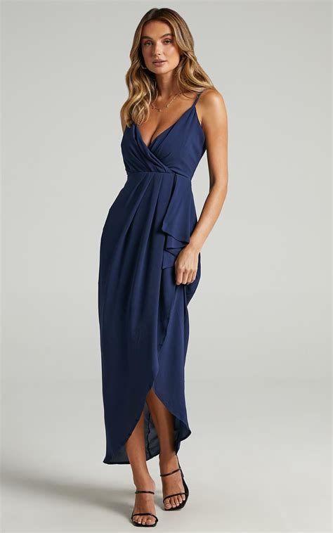 Gave Me You Maxi Dress In Navy | Formal occasion dress, Blue wedding guest outfits, Navy wedding ...