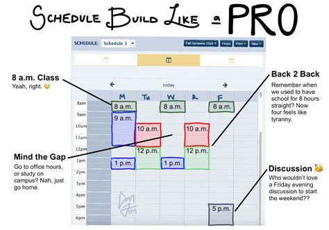 I love Schedule Builder!!! | The Aggie