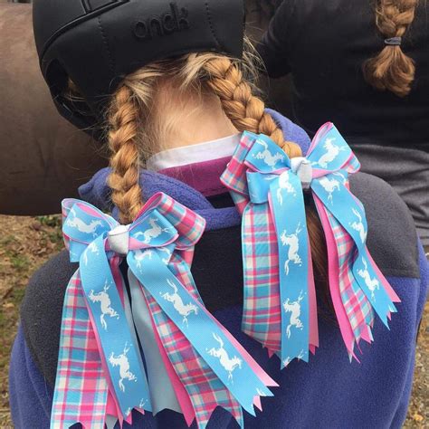 Equestrian hair bows are important to girls at English horse shows ...