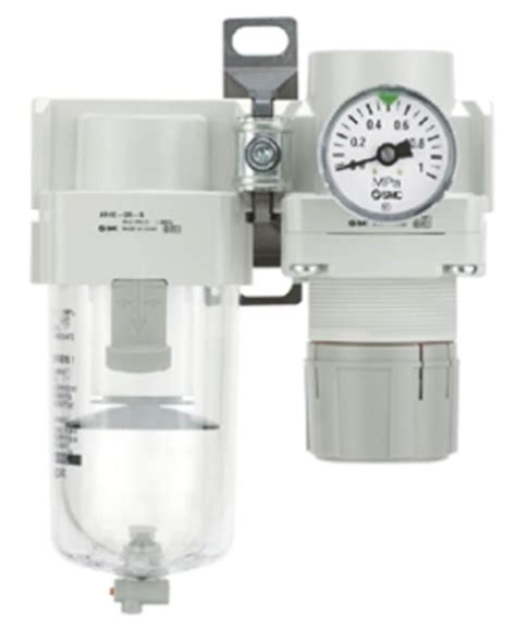 AC40B-F04G-A SMC | SMC G 1/2 FRL, Manual Drain, 5μm Filtration Size ...