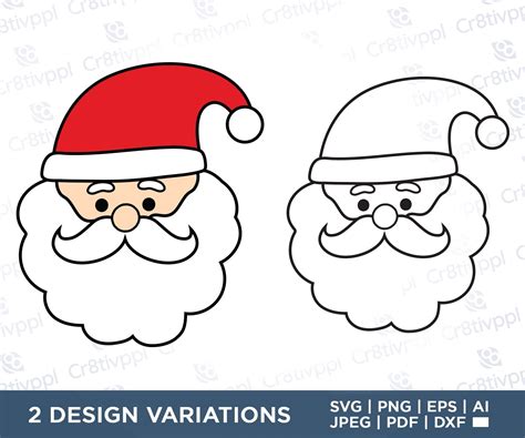 Santa Outline