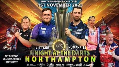 A night at the darts - Northampton 2025, Northampton County Cricket ...